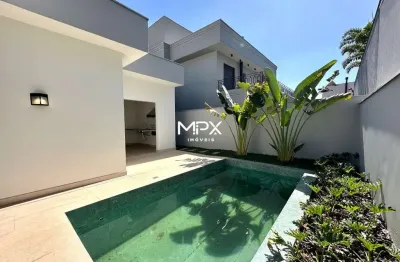 Casa em condomínio fechado com 3 quartos à venda no santa rosa, piracicaba  por r$ 1.499.000