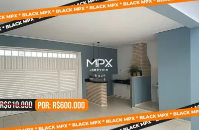 Casa com 3 quartos à venda no panorama, piracicaba  por r$ 590.000