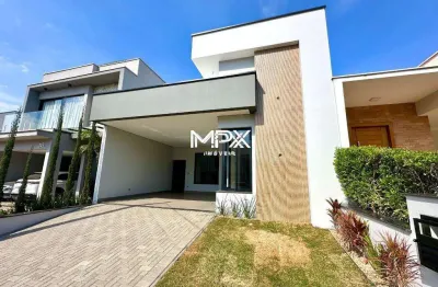 Casa à venda em piracicaba, ondas, com 3 quartos, com 122 m², condomínio reserva das paineiras