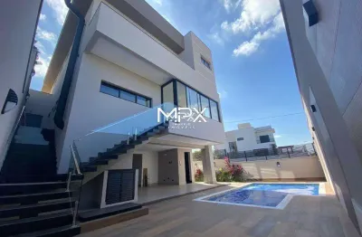 Casa à venda em piracicaba, santa rosa, com 3 suítes, com 289 m², residencial villa d áquila