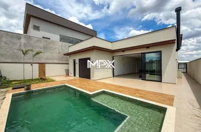 Casa à venda em piracicaba, bongue, com 3 suítes, com 238 m², residencial damha ii
