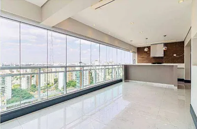 Apartamento com 3 dormitórios à venda, 280 m² por r$ 5.600.000,00 - campo belo - são paulo/sp
