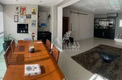 Apartamento com 4 dormitórios à venda, 140 m² por r$ 1.537.000,00 - chácara santo antônio - são paulo/sp