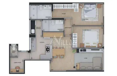Apartamento com 2 dormitórios à venda, 91 m² por r$ 1.245.000,00 - parque são paulo - são paulo/sp