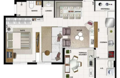 Apartamento com 2 dormitórios à venda, 58 m² por r$ 664.386,00 - vila suzana - são paulo/sp