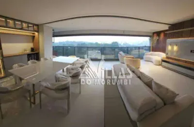 Apartamento com 3 dormitórios à venda, 186 m² por r$ 4.690.000,00 - panamby - são paulo/sp