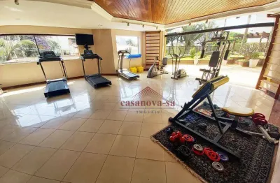 Apartamento com 4 dormitórios para alugar, 192 m² por r$ 8.101,00/mês - vila assunção - santo andré/sp