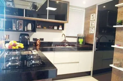 Duplex com 1 dormitório à venda, 92 m² por R$ 960.000 - Jardim - Santo André/SP