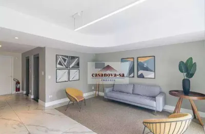 Apartamento com 1 dormitório para alugar, 60 m² por r$ 2.486,00/mês - jardim - santo andré/sp