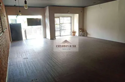 Salão para alugar, 226 m² por r$ 12.853,00/mês - jardim - santo andré/sp