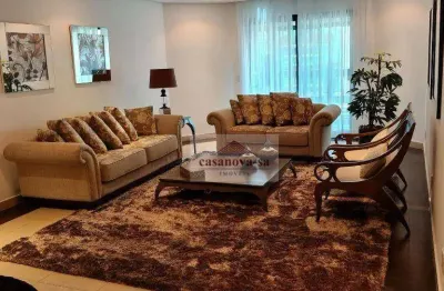 Apartamento com 3 dormitórios à venda, 216 m² por r$ 2.200.000,00 - jardim - santo andré/sp