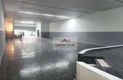Salão para alugar, 350 m² por r$ 20.030,36/mês - parque das américas - mauá/sp