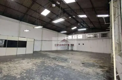 Galpão para alugar, 698 m² por r$ 24.545,00/mês - parque marajoara - santo andré/sp