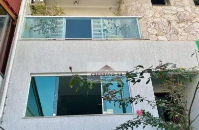 Sobrado com 4 dormitórios à venda, 357 m² por r$ 1.250.000,00 - vila pires - santo andré/sp