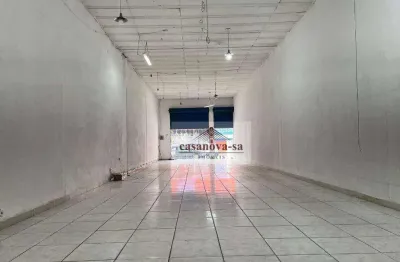 Salão para alugar, 125 m² por r$ 3.500/mês - vila luzita - santo andré/sp