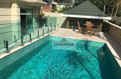 Apartamento com 2 dormitórios para alugar, 70 m² por r$ 4.650,00/mês - jardim - santo andré/sp