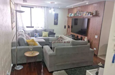 Apartamento com 3 dormitórios à venda, 106 m² por R$ 499.000,00 - Parque das Nações - Santo André/SP
