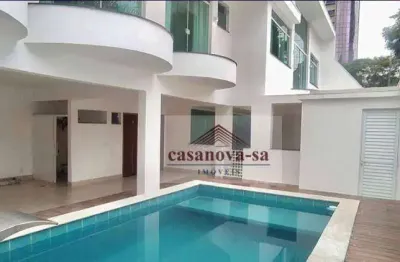 Sobrado com 2 dormitórios, 249 m² - venda por r$ 3.490.000,00 ou aluguel por r$ 15.000,00/mês - jardim - santo andré/sp