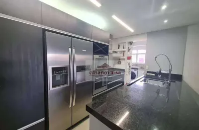 Apartamento com 2 dormitórios, 104 m² - venda por r$ 1.200.000,00 ou aluguel por r$ 6.100,00/mês - jardim - santo andré/sp