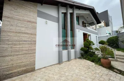 Sobrado com 3 dormitórios para alugar, 428 m² por r$ 10.275,00/mês - vila scarpelli - santo andré/sp