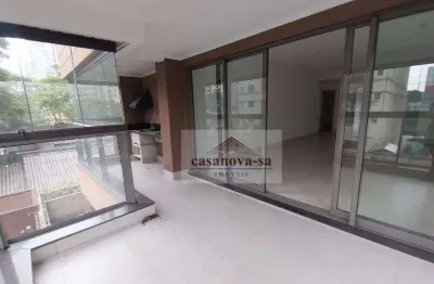 Apartamento com 3 suites  para alugar, 160 m² por R$ 9.950/mês - Jardim - Santo André/SP