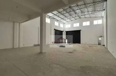 Galpão para alugar, 450 m² por r$ 18.000,00/mês - utinga - santo andré/sp