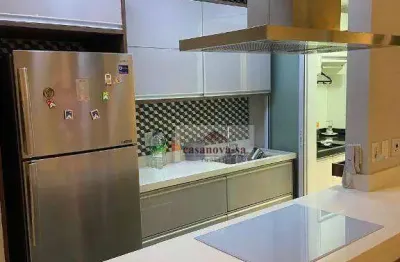 Apartamento com 1 dormitório à venda, 74 m² por r$ 945.000,00 - jardim - santo andré/sp