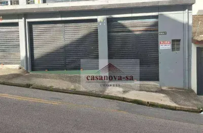Salão para alugar, 39 m² por r$ 1.800,00/mês - vila valparaíso - santo andré/sp