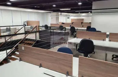 Andar corporativo, 800 m² - venda por r$ 12.000.000,00 ou aluguel por r$ 69.620,00/mês - jardim - santo andré/sp