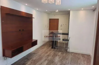 Apartamento para alugar, 53 m² por r$ 2.980,00/mês - vila alpina - santo andré/sp