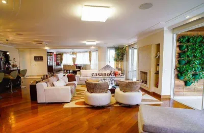 Apartamento com 4 dormitórios à venda, 362 m² por r$ 4.500.000,00 - jardim - santo andré/sp