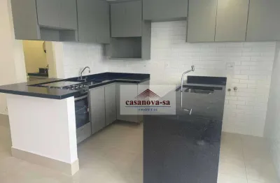 Apartamento com 2 dormitórios à venda, 64 m² por r$ 620.000,00 - jardim - santo andré/sp