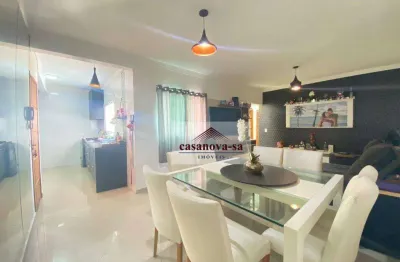 Cobertura com 3 dormitórios para alugar, 152 m² por r$ 4.200,00/mês - parque das nações - santo andré/sp