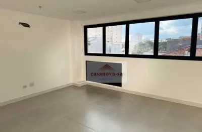 Sala para alugar, 34 m² por r$ 2200,00 mês - vila assunção - santo andré/sp
