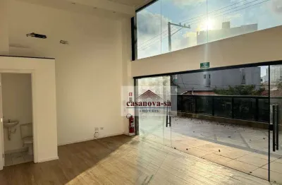 Loja para alugar, 40 m² por r$ 3.000,00/mês - vila assunção - santo andré/sp