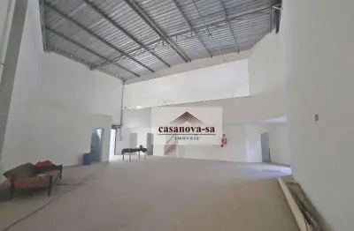 Galpão para alugar, 480 m² por r$ 18.400,00/mês - campestre - santo andré/sp