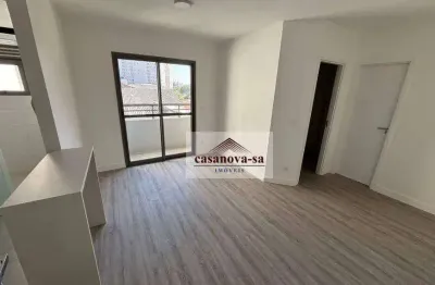 Apartamento com 1 dormitório para alugar, 40 m² por r$ 2.329,55/mês - vila são pedro - santo andré/sp