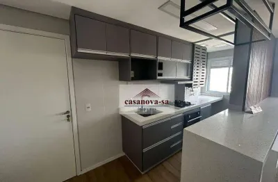 Apartamento com 2 dormitórios para alugar, 47 m² por r$ 2.500,00/mês - centro - santo andré/sp