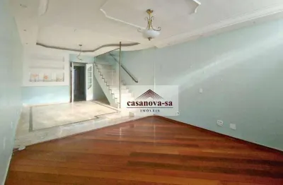 Sobrado com 4 dormitórios para alugar, 144 m² por r$ 4.310,00/mês - vila bastos - santo andré/sp