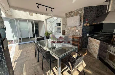 Sobrado com 5 dormitórios para alugar, 400 m² por r$ 16.400,00/mês - campestre - santo andré/sp