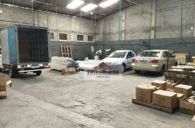 Galpão para alugar, 500 m² por r$ 12.000,01/mês - parque capuava - santo andré/sp