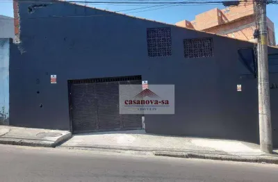 Salão para alugar, 100 m² por r$ 2.430,00/mês - vila humaitá - santo andré/sp