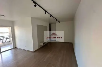 Apartamento com 3 dormitórios para alugar, 97 m² por r$ 4.222,00/mês - vila scarpelli - santo andré/sp