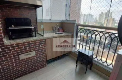 Apartamento com 2 dormitórios para alugar, 70 m² por r$ 5.029,00/mês - jardim - santo andré/sp