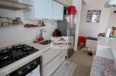 Apartamento  mobiliado com 2 suites  para alugar, 70 m² por r$ 5.029/mês - jardim - santo andré/sp