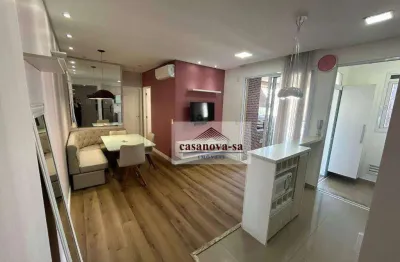 Apartamento com 2 dormitórios, 70 m² - venda por r$ 870.000,00 ou aluguel por r$ 4.929,00/mês - jardim - santo andré/sp