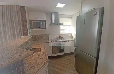 Apartamento duplex com 1 dormitório à venda, 92 m² por r$ 850.000,00 - jardim - santo andré/sp