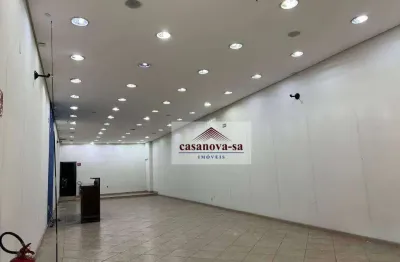 Salão para alugar, 160 m² por r$ 6.900/mês - vila linda - santo andré/sp