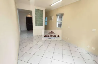 Sala para alugar, 36 m² por r$ 900,00/mês - vila guiomar - santo andré/sp