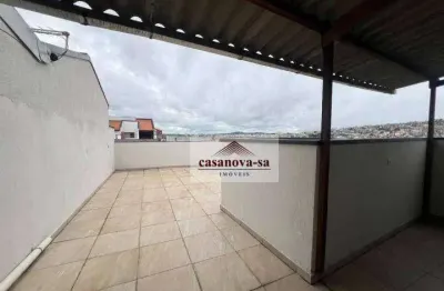 Cobertura com 2 dormitórios para alugar, 47 m² por r$ 1.972,00/mês - vila guarani - santo andré/sp
